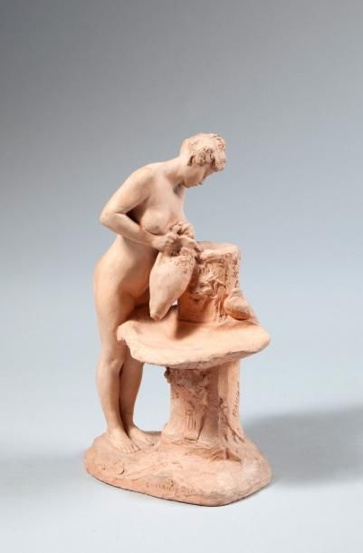 Jean-Paul AUBE (1837-1916) Danaïde Sculpture...