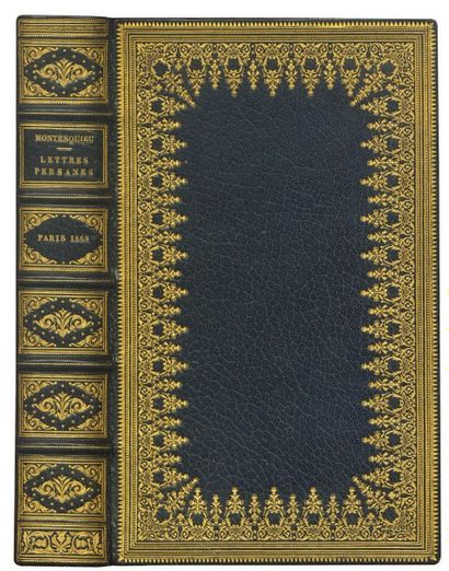 MONTESQUIEU (Charles de) Lettres persanes. Éditées par Louis LACOUR. Paris, Académie...