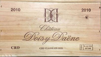 null 6 Btles de Sauternes Barsac château Doisy Daëne, année 2010