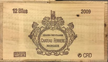 12 Btles de Margaux château Ferrière, année...
