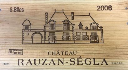 6 Btles de Margaux château Rauzan Ségla,...