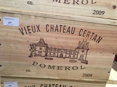 6 bouteilles château VIEUX CHATEAU CERTAN...