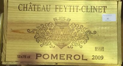 12 bouteilles château FEYTIT CLINET 2009,...