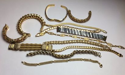 null Lot de bracelets accidentés en métal Ref. : 134080