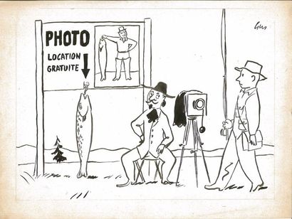 GUS (Gustave Erlich dit, 1911-1997), ''Photo''....