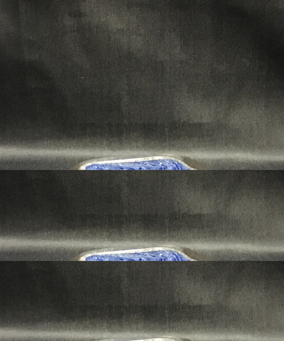 null Cendrier Bleu - Murano 1950/60 (V21). H: 6 cm