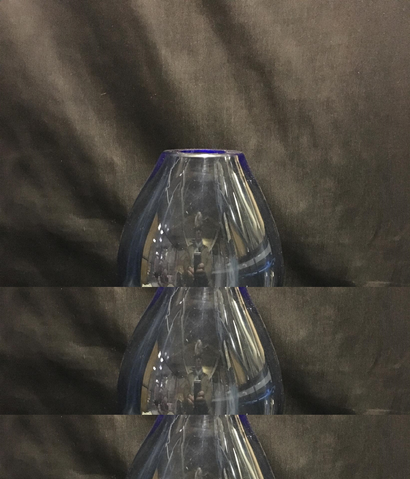 null Cristallerie de Sèvres - Vase bleu - 1960 (V72) H: 26 cm