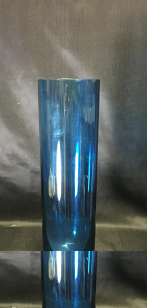 null Grand vase bleu - Finlande - 1970 (v41) H: 37.5 cm
