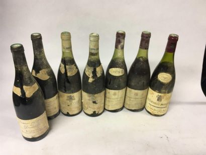 7 Bouteilles : 1 Chambolle Musigny Pierre...