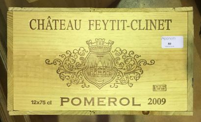 null 12 bouteilles château FEYTIT CLINET 2009, Pomerol