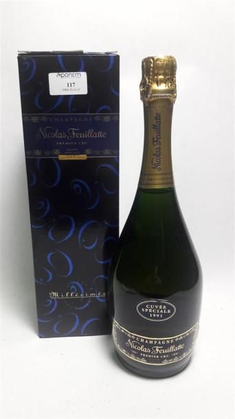 null 1 bouteille de champagne NICOLAS FEUILLATTE, 1er cru, Cuvée spéciale, 1991