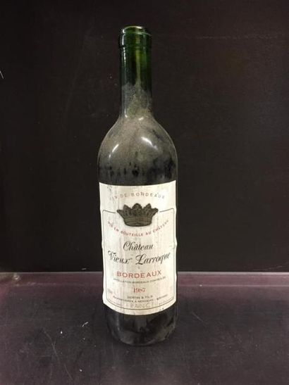 null 1 bouteille "Château Vieux Larroque", 1987