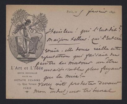 UZANNE Octave (1851-1931), homme de lettres,...