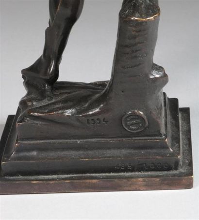 null ARMAN (1928-2005)
" David "
Epreuve en bronze à patine noir brillant
Edition...