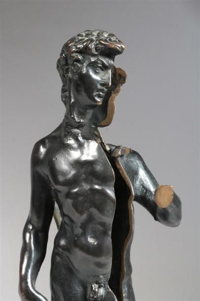 null ARMAN (1928-2005)
" David "
Epreuve en bronze à patine noir brillant
Edition...