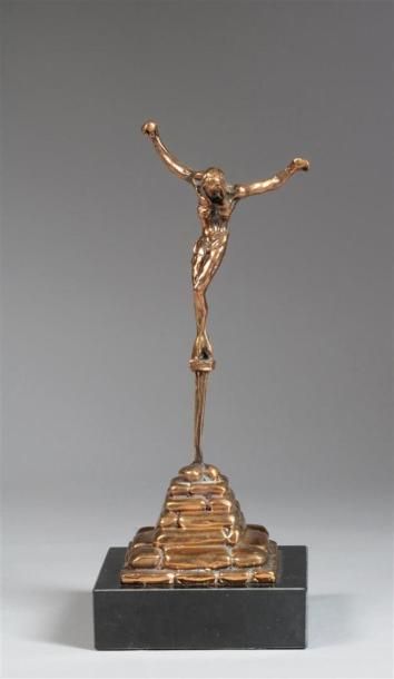 null Salvatore DALI (1904-1989)
"Christ de Saint Jean de la Croix"
Epreuve en bronze...