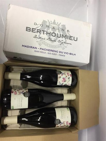 null 12 Bouteilles de vins rouge: 6 chateau beaubois, costiere de nimes, 2015 et...