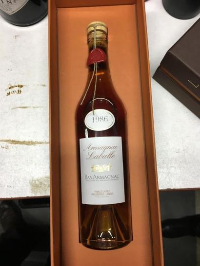 null 1 Bouteille Chateau Laballe 1986 Bas Armagnac 50cl dans son coffret