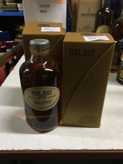 null 2 Bouteilles Whisky pure malt black product of nikka 50cl