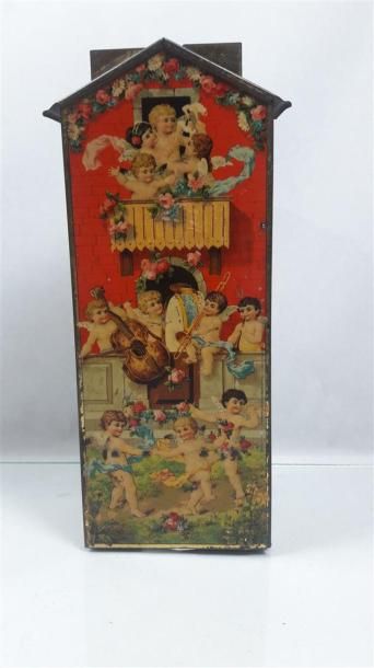 null Rare Boite jouet non publicitaire "La tirelire des enfants sages" (1910), distributeur...