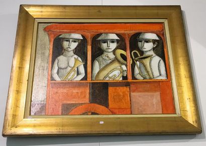 null Lucio RANUCCI (1925) 
« Band Wagon » Huile sur toile, signée en bas à gauche....
