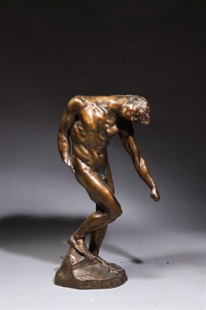 null D'après Auguste RODIN (1840-1917)
"L'Ombre "
Reproduction en Bronze à patine...