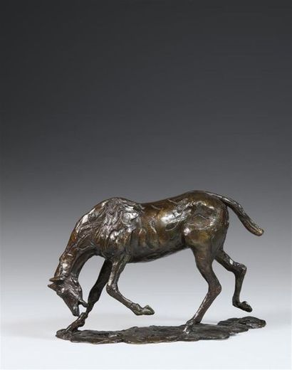 null D'après Edgar DEGAS (1834-1917)
« Cheval faisant une « descente de main »
Reproduction...