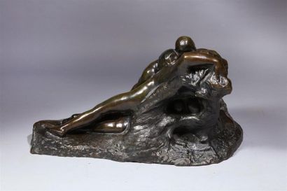 null D'après Auguste RODIN (1840-1917)
" La mort d'Adonis "
Reproduction en Bronze...
