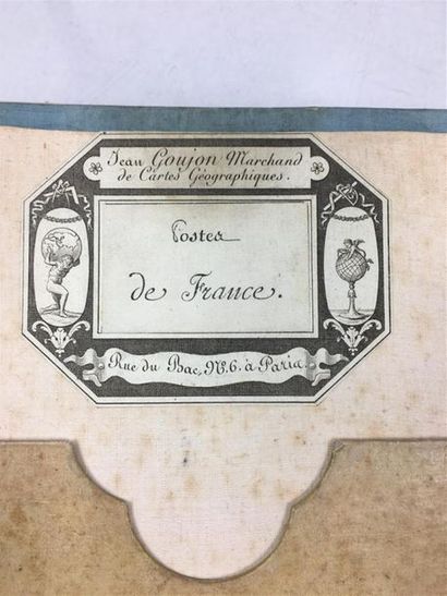 null P.A.F. TARDIEU "Carte des routes de Postes de l'Empire Français, du Royaume...