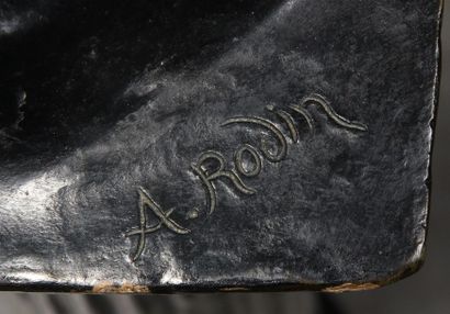 null D'après Auguste RODIN (1840-1917)
Reproduction en bronze à patine brun foncé...