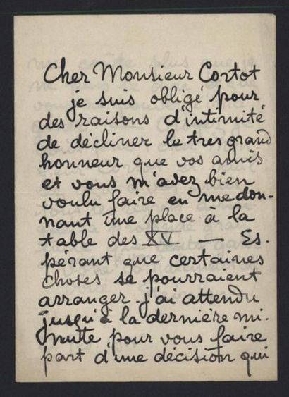 null STEINLEN Théophile-Alexandre (1859-1923) 
Lettre autographe signée adressée...
