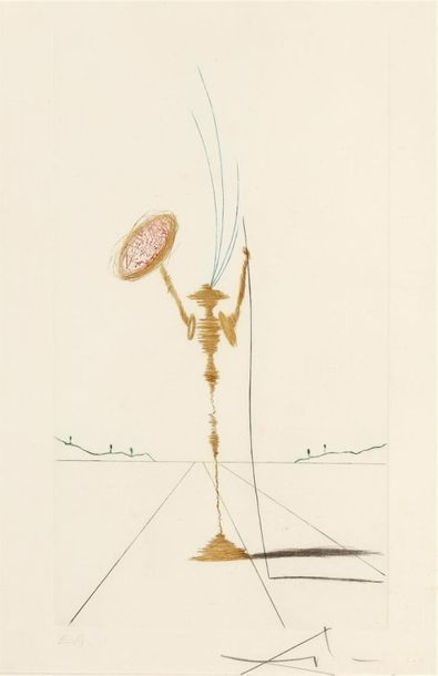 null Salvador DALI (1904-1989)
« Le petit cavalier », 1972. Tirage 
