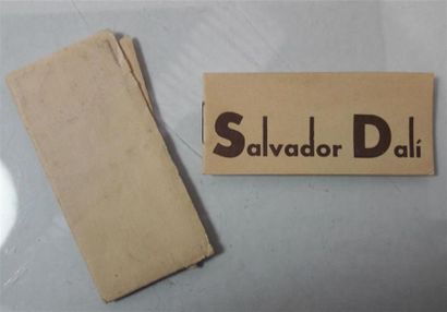 null [Salvador DALI]
Salvador Dali. Catalogue d'Exposition. 
Barcelona, Galeries...