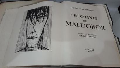 null [BUFFET] Comte de LAUTREAMONT.
Les Chants de Maldoror.
P., Les Dix, 1952, 2...