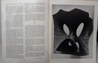 null [Marcel DUCHAMP] Cahiers d'Art n°1-2, 1936. 11e année.
Revue éditée à Paris...