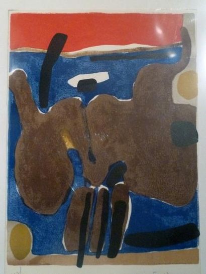 Maurice ESTEVE (1904-2001) Composition
Lithographie, signée en bas à droite, 197/200...