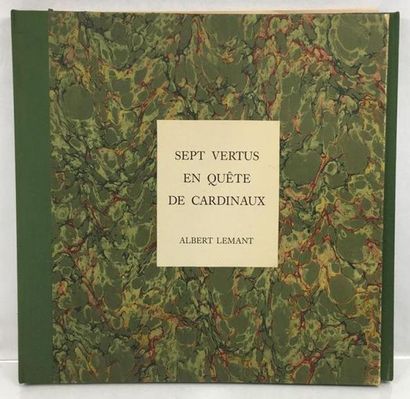 null Albert LEMANT (né en 1953) "Sept vertus en quête de Cardinaux" Ed. du Croque...