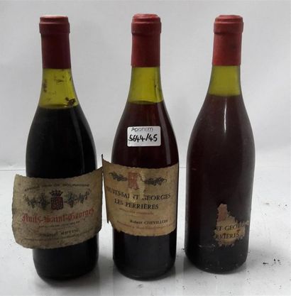 null 2 bouteilles NUITS SAINT GEORGES LES PERRIERES- CHEVILLON 1972, on y joint 1...