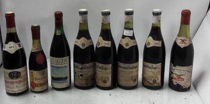 null 4 bouteilles Château Neuf du Pape JEUNEMAITRE 1967. et un 1959-1969- 1988 et...
