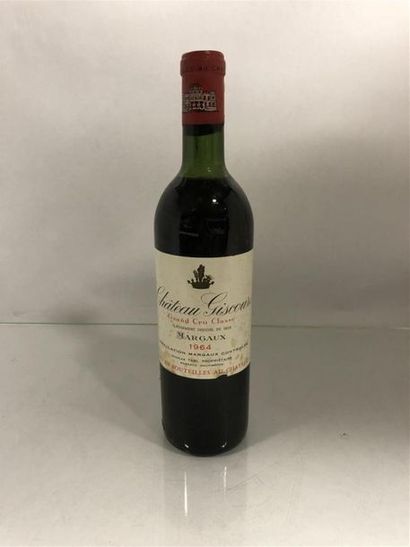 null 1 Bouteille de Château GISCOURS MARGAUX 1964 (haute épaule)