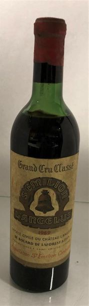 null 1 bouteille, Chateau Angélus, Saint-Emilion, grand cru classé, 1959, basse ...