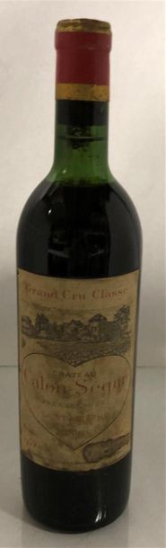 null 1 Bt Bordeaux, Chateau Calon-Ségur, Grand cru classé, Saint Estèphe Médoc, 1959,...