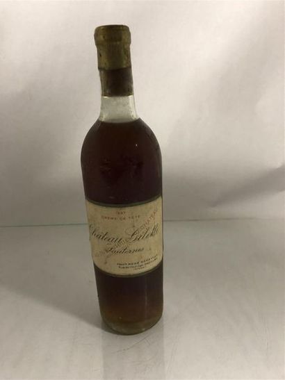 null 1 bouteille, Sauternes, Chateau Gilette, crème de tête 1937. 