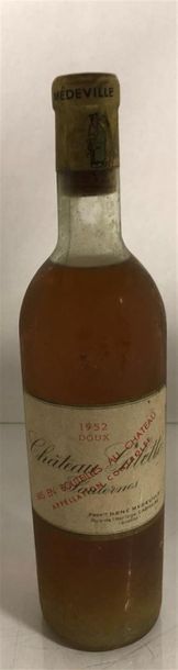 null 1 bouteille, Sauternes, Chateau Gilette, Doux, 1952