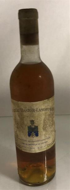 null 1 bouteille, Sauternes, Chateau Bastor-Lamontagne, 1962