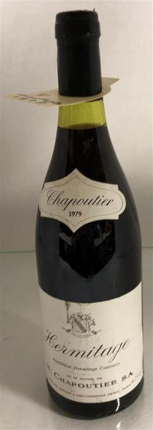 null 1 Bouteille, Bourgogne, Hermitage, Chapoutier, 1979