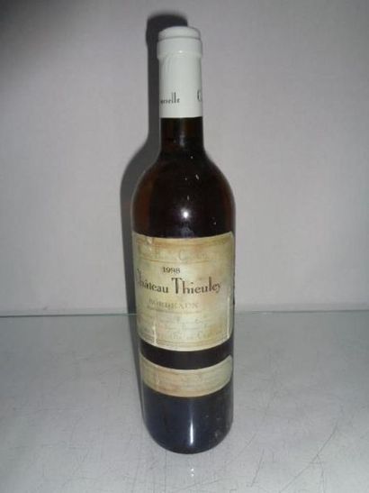 null 2 bouteilles de Chateau Thieuley,Bordeaux Blanc 1998