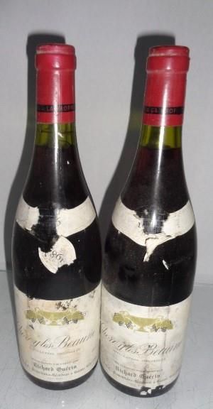 null 2 bouteilles, Chorey les Beaune, Richard Gerin, 1986