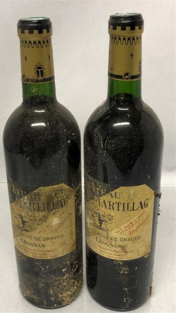 null 2 bouteilles Chateau Latour Martillac, Passac-Léognan 2001. Frais judiciaires...