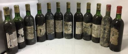 null 10 bouteilles Vieux Sarpe, et 2 Haut Sarpes, Saint Emilion Grand Cru dont 1970...